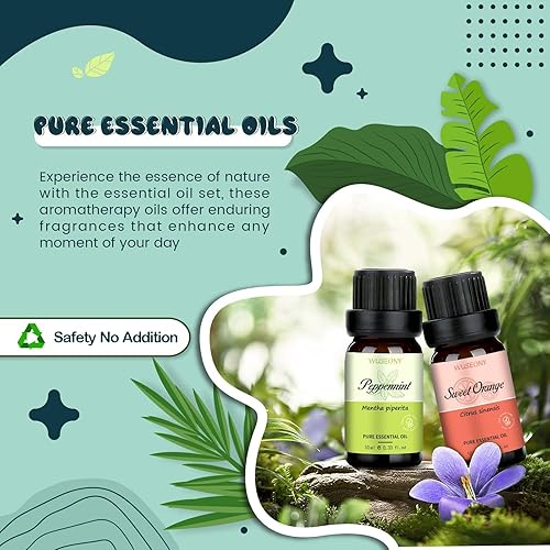 Miniatura 2 de Juego de 6 aceites naturales de aromaterapia para regalo, aceites esenciales para difusores del hogar, aroma de aceite de fragancia para hacer jabón