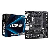 Asrock A520M-HVS AM4 2 DDR4 4XSATA3 Ultra M.2 6XUSB Porte VGA, HDM Scheda madre 90-MXBE60-A0UAYZ