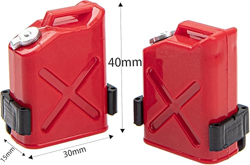 Miniatura 5 de ShareGoo - Mini tanque de combustible y extintor de incendios de plástico compatible con Traxxas TRX4 Axial SCX10 Redcat Gen7 110 RC Rock Crawler
