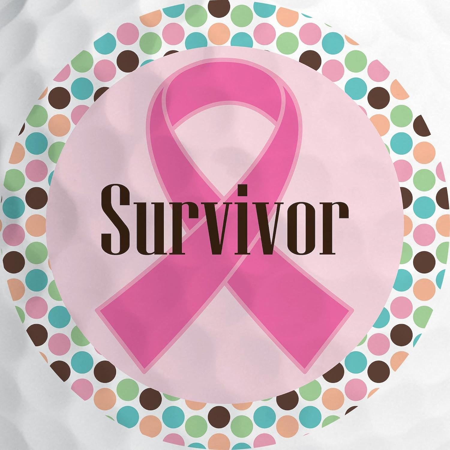 CafePress Breast Cancer Survivor Pink Ribbon Golf Balls (Pk Novelty Golf Balls (Pk of 12)