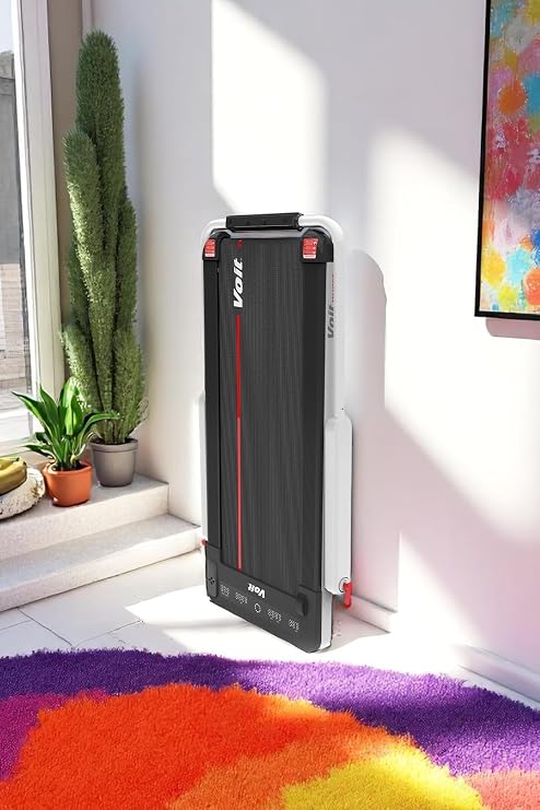 Voit Trendfit Foldable Treadmill with Large Walking Area and Shock Absorbing Floor – 2.0 HP, Bluetooth Supported