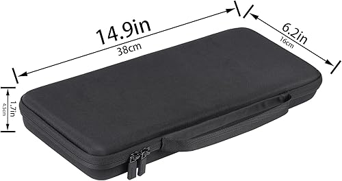 Miniatura 6 de co2CREA Funda de viaje rígida de repuesto para teclado mecánico Logitech G915 TKL Tenkeyless Lightspeed inalámbrico RGB (para G915 TKL)