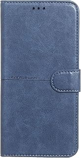 Kaiyue Flip Leather Full Cover - Kaiyue Flip Leather Case Cover Compatible with Realme C71 (Navy)