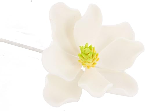 Global Sugar Art Magnolia Blossom - Flores de pastel de azúcar, color blanco, grande, 3 unidades por el chef Alan Tetreault