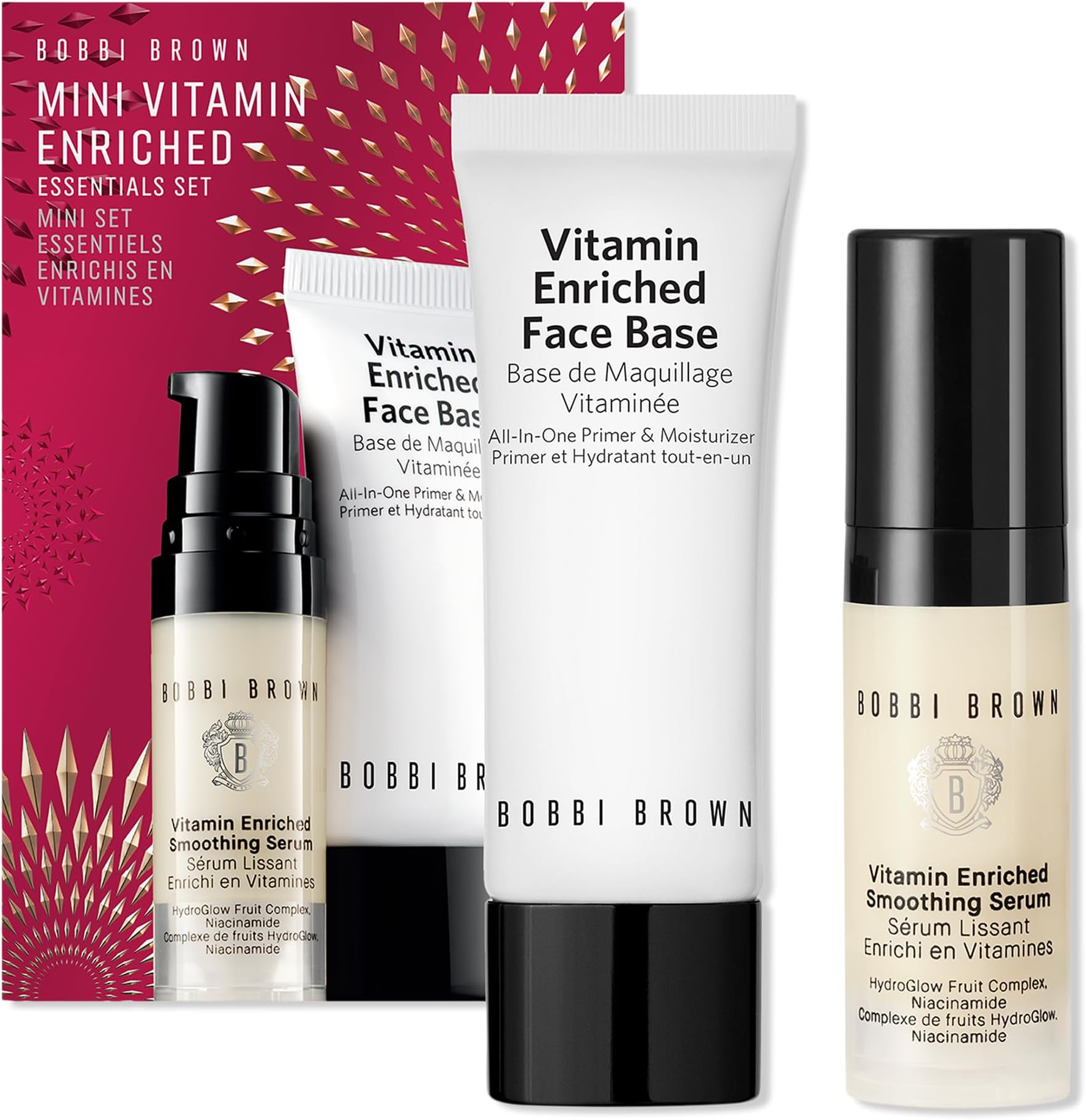 Bobbi Brown Mini Vitamin Enriched Moisturizer and Serum Set, 2 Piece Kit