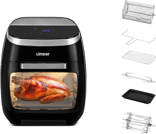 Linsar Heißluftfritteuse 11L mit Temperaturregelung