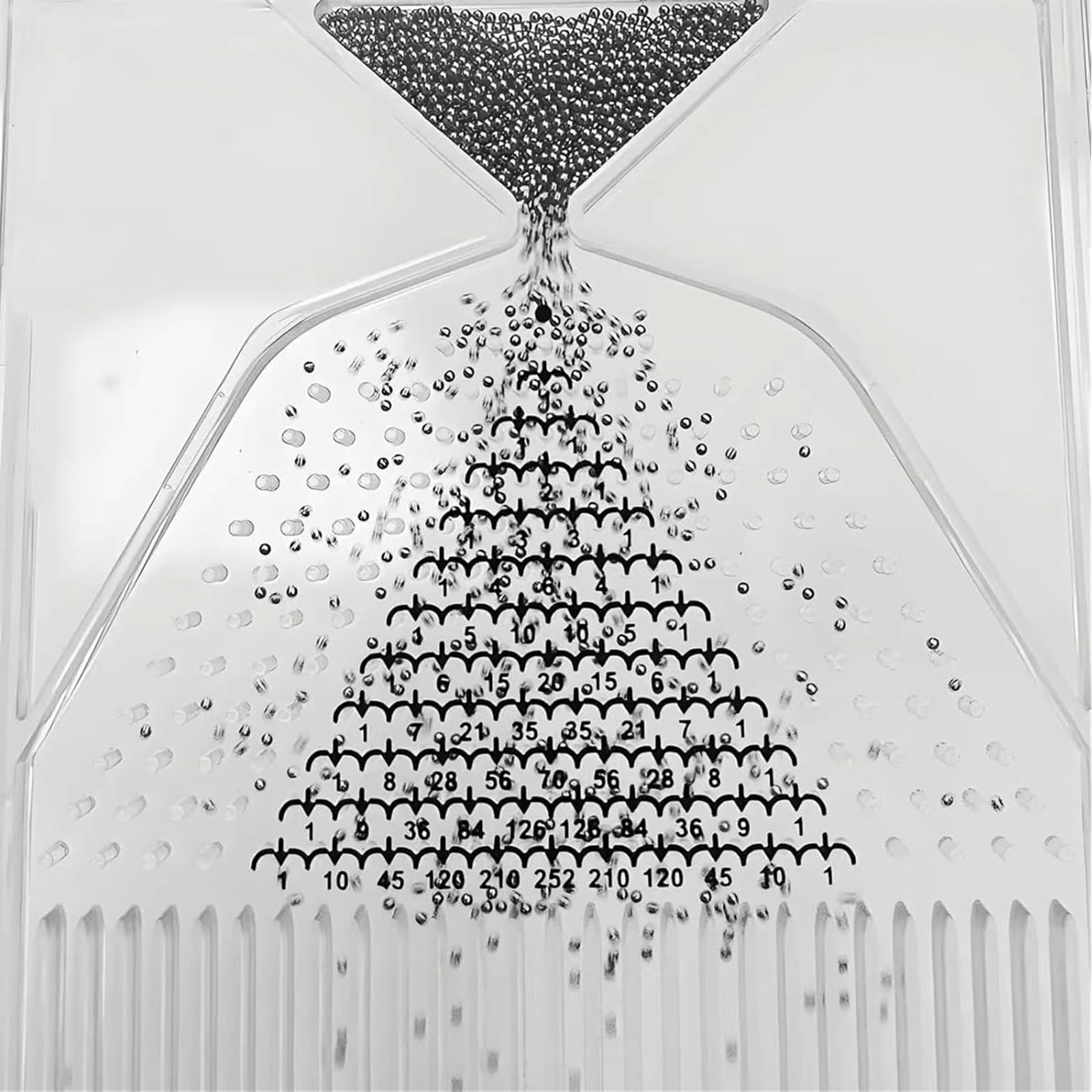 Deska Galtona, Model Demonstracyjny Rozkładu Prawdopodobieństwa Galtona, 12×17 Cm, Model Matematyczny Rozkładu Normalnego Daltona, Zapewniający Wizualną Reprezentację, Przeznaczony Do Celów