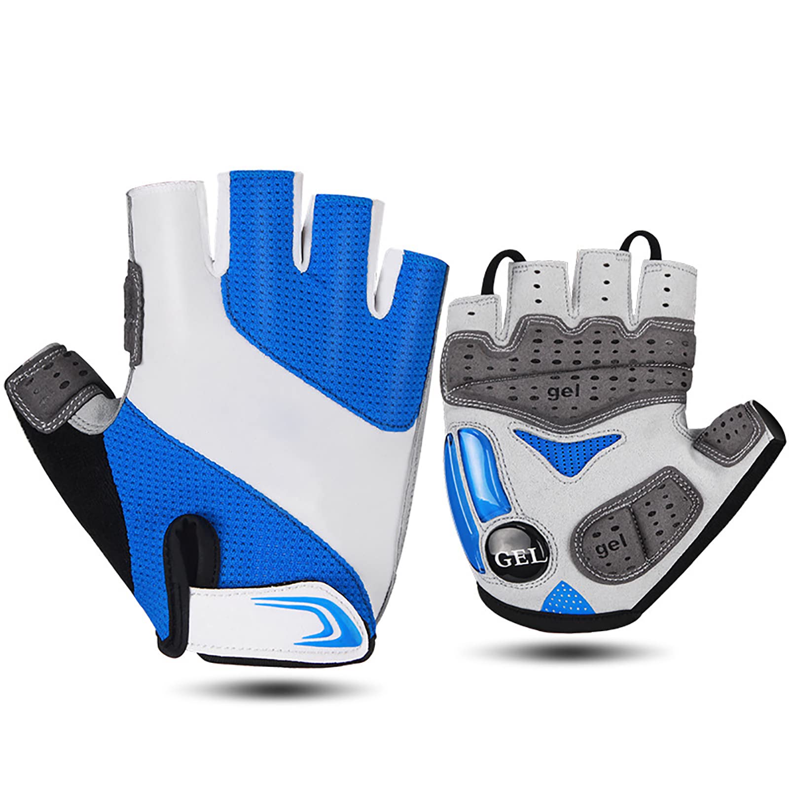 Guanti Ciclismo Estivi Uomo Donna Guanti Bici MTB Senza Dita Traspirante Guanti Sportivi Fitness Mountain Bike Scooter Corsa Trekking Campeggio