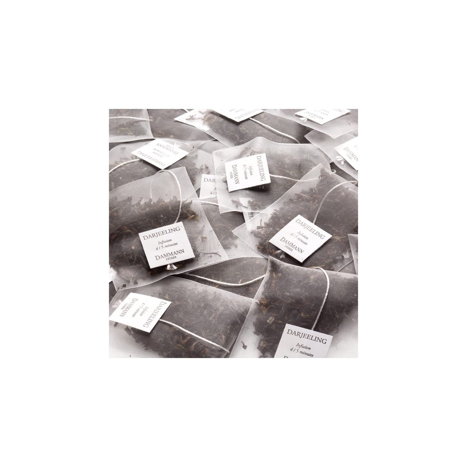 Bracia Dammann | Te Nero Darjeeling Indie | Czarna Herbata Darjeeling - 50 Filtri Tè (100 gr) | Pochodzenie Nero Indiano Darjeeling | Tè Nero Filtri w Sacchetto