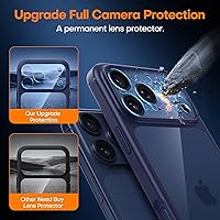Vista 265 de TAURI Funda magnética 2 en 1 transparente para iPhone 14 Pro, compatible con Magsafe [no amarillenta] con protector de pantalla, protección de grado