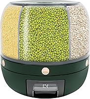 Vista 1 de Tanque grande multigrano, Dispensador de grano seco de arroz de 6 compartimentos, Contenedor de almacenamiento de pellets de alimentos Tanque