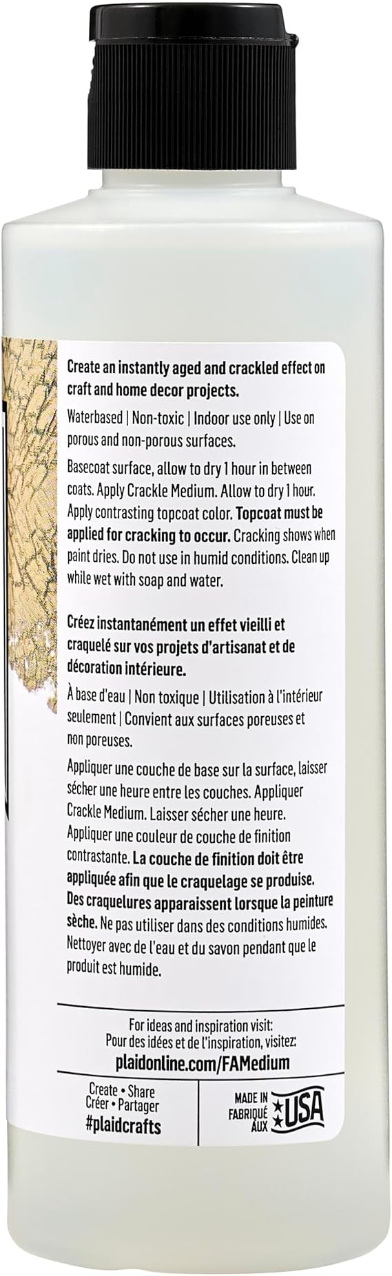 FolkArt Medium (8 Ounce), 696 Crackle