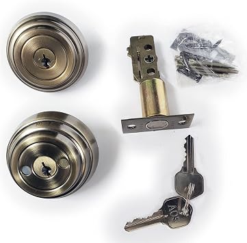 Gate Lock Boxes Double Cylinder Deadbolt Gate Lock with Weldable Steel Lock Box