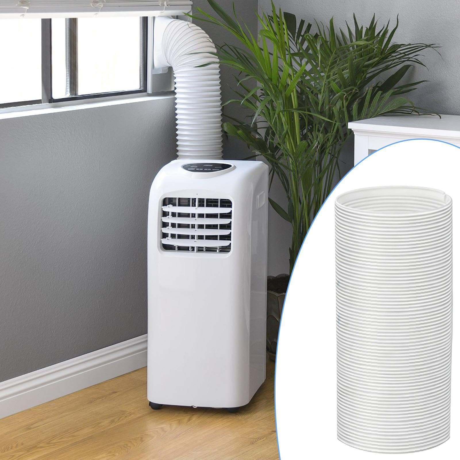 Tubo di Scarico per Condizionatore Portatile Ispessito Telescopico | Tubo di ventilazione per condizionatore mobile Per Ufficio Domestico Appartamento Magazzino Camera Da Labora