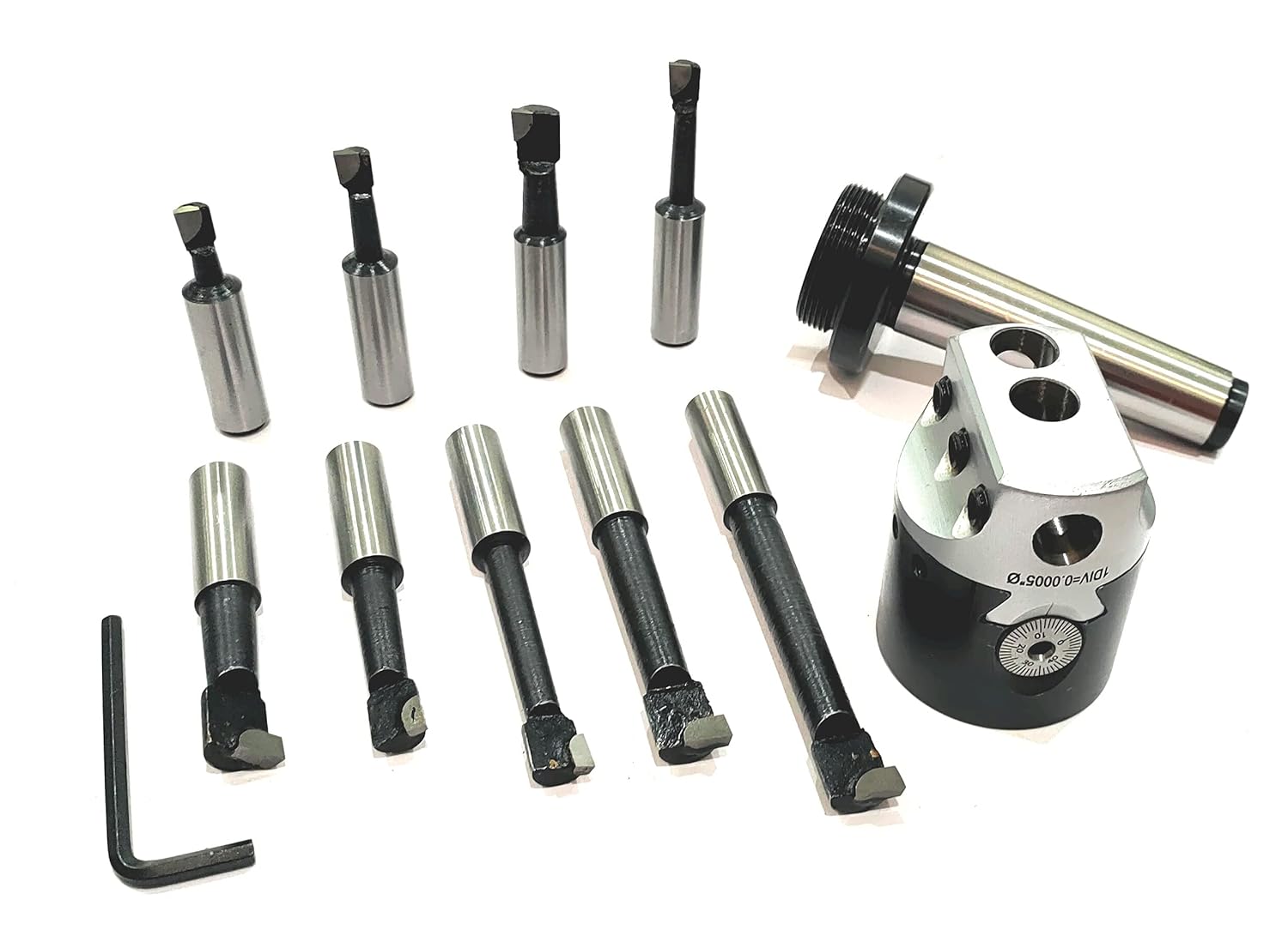 Quality Boring Head 2" Inches for Milling & Lathe Machine Tools ((3MT (M12 x 1.75 Drawbar))