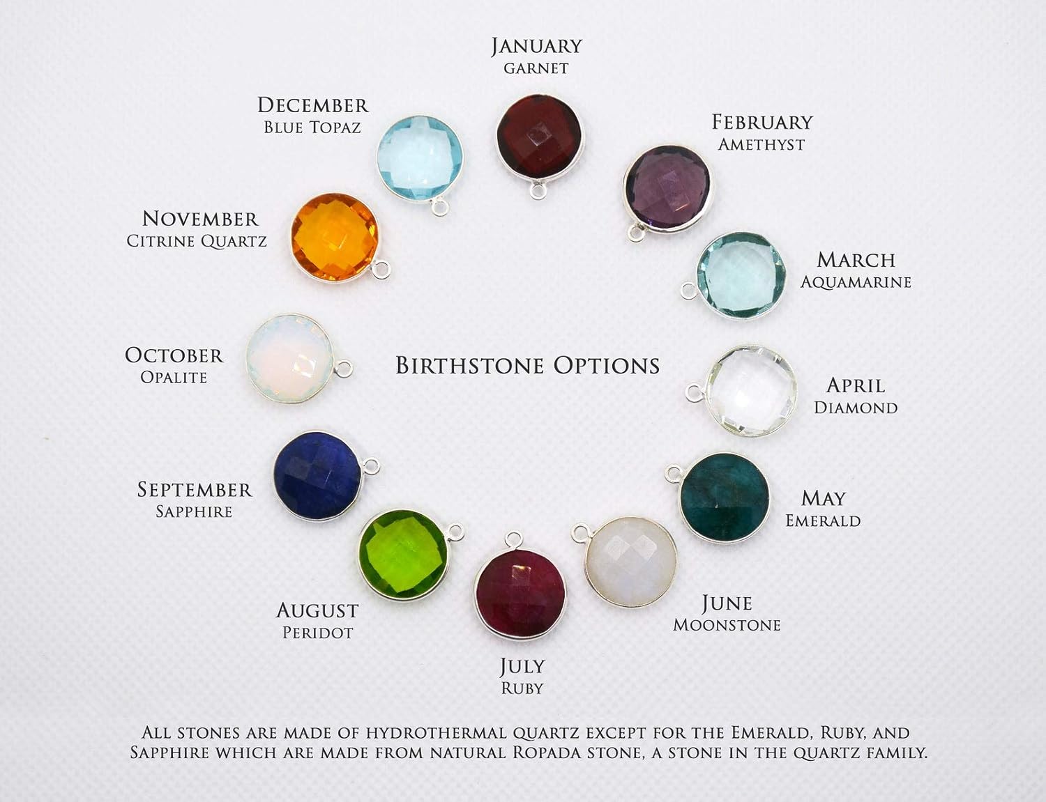 Susabella Aquamarine Necklace, March Birthstone Jewelry, Gold or Silver, Gift for Her, Birthday Present - Image 8