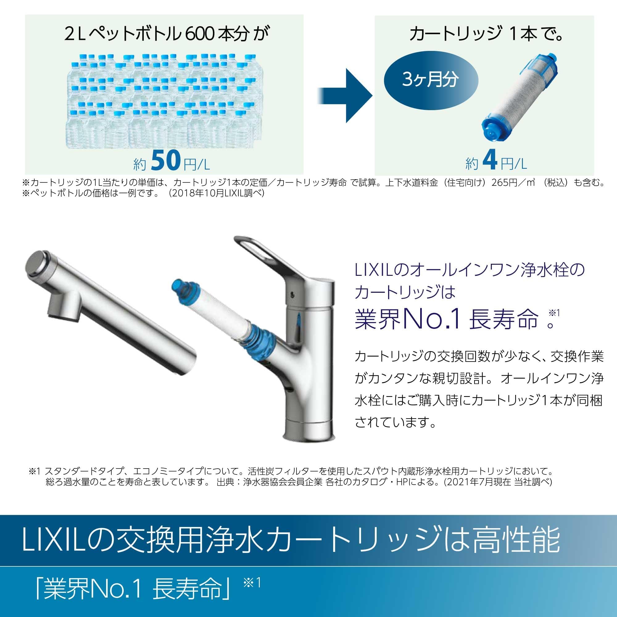 Amazon.co.jp: 浄水器内蔵 シングルレバー 混合水栓 RJF-872Y 一般地用
