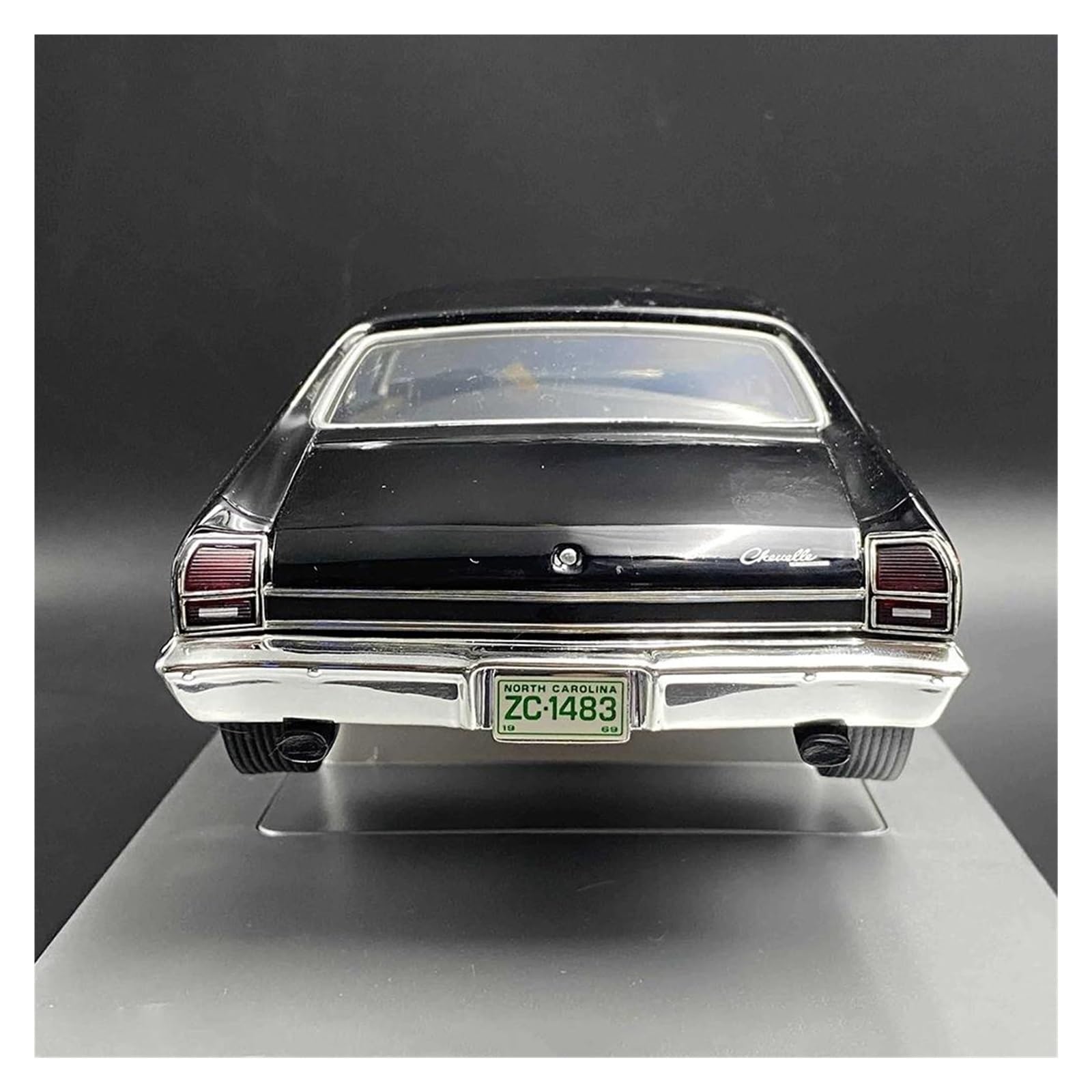 Metallo Scala Replica 1 18 per la Copo Muscle Car del 1969 modello auto pressofusa in lega nera serie di decorazioni per casa Hobby Veicoli Giochi Set