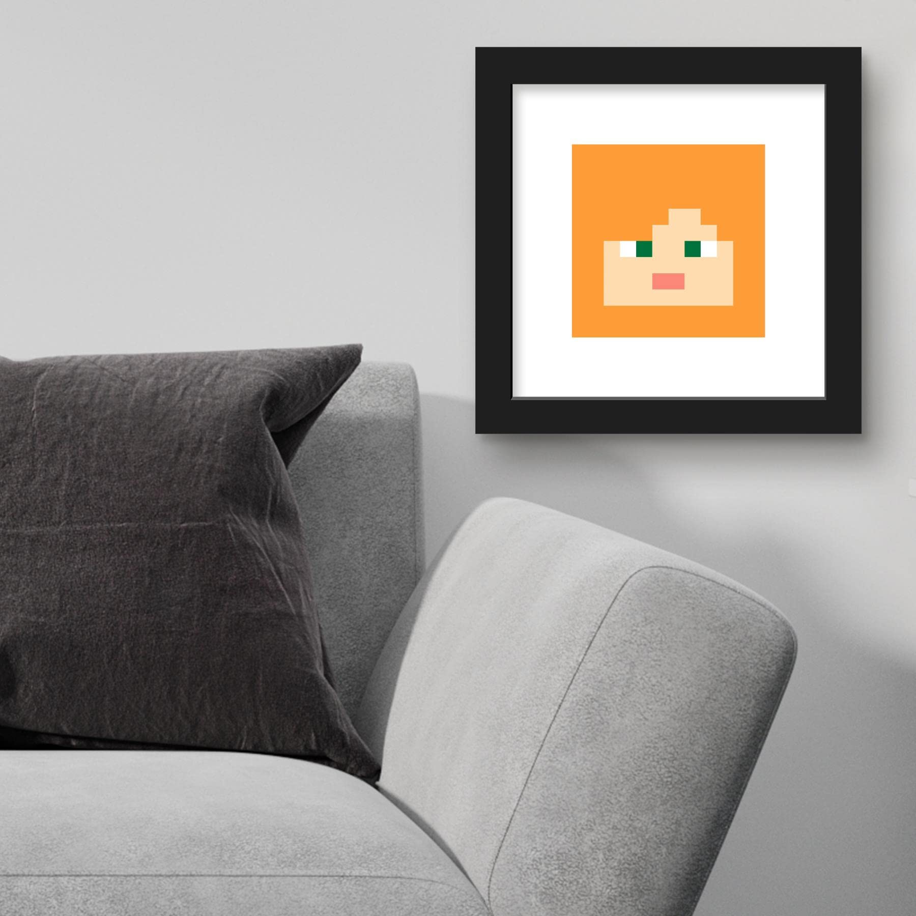 AAOCLO Minecraft Peinture Murale D'art L'image Imprimée Sur Toile Photos D'œuvres D'art Pour Moderne Décoration Murale Salon Chambre Á Coucherr Bureau 08x12inch(20x30cm