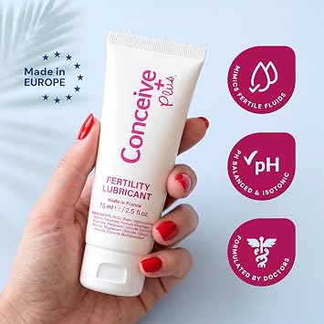 Conceive Plus Fertility Lubricant Gel, Fertility Friendly Lube for Couples Trying for a Baby - 30ml / 1 fl oz