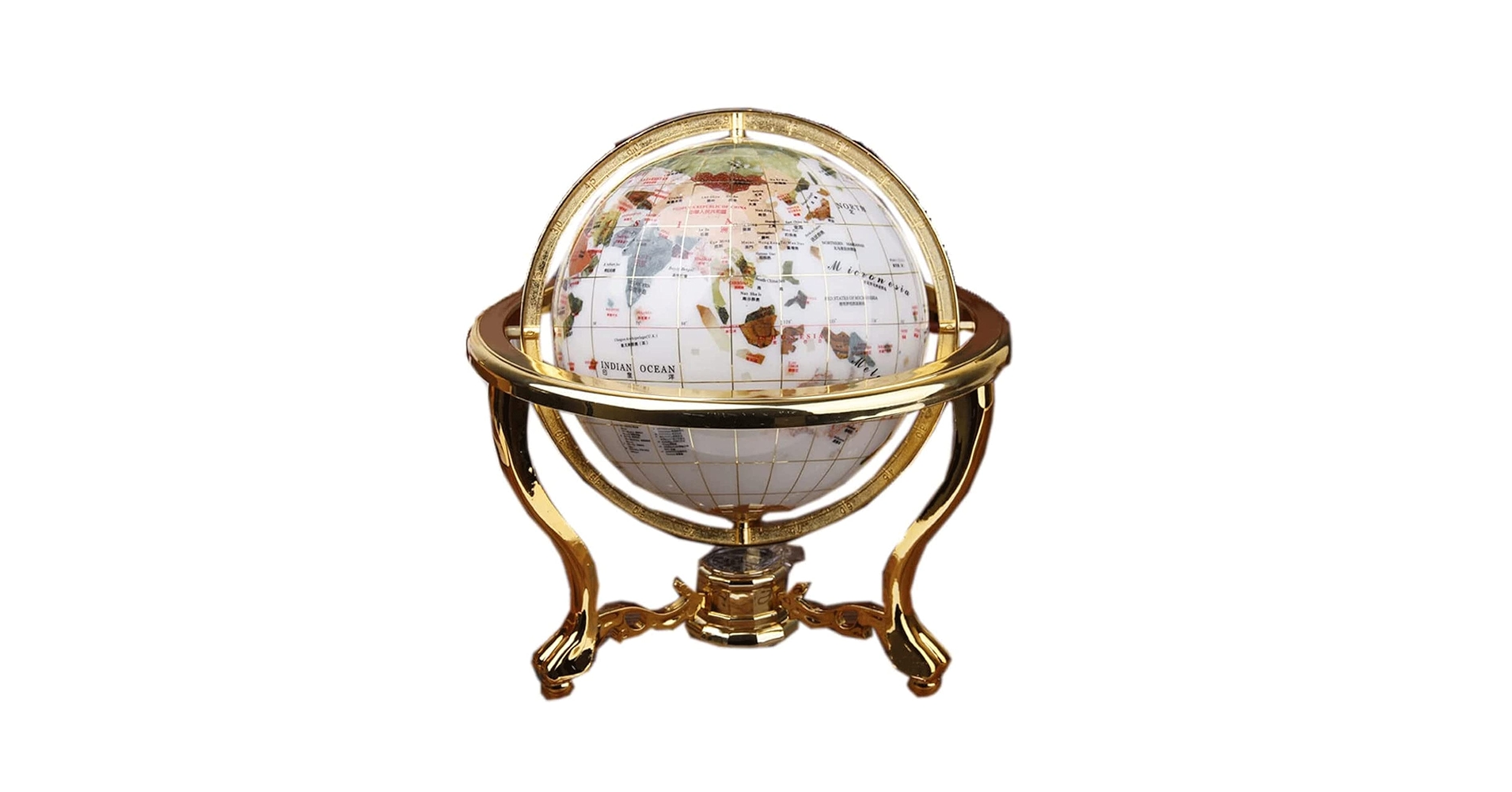 Amazon.co.jp: 精巧な地球儀 地球儀高級ブラケット付き地球儀