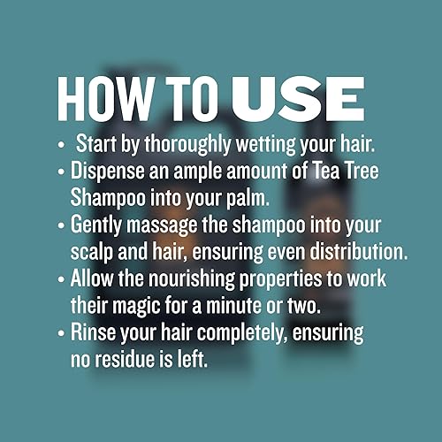 Miniatura 4 de GIBS Champú de árbol de té para aseo personal, 33.8 onzas líquidas