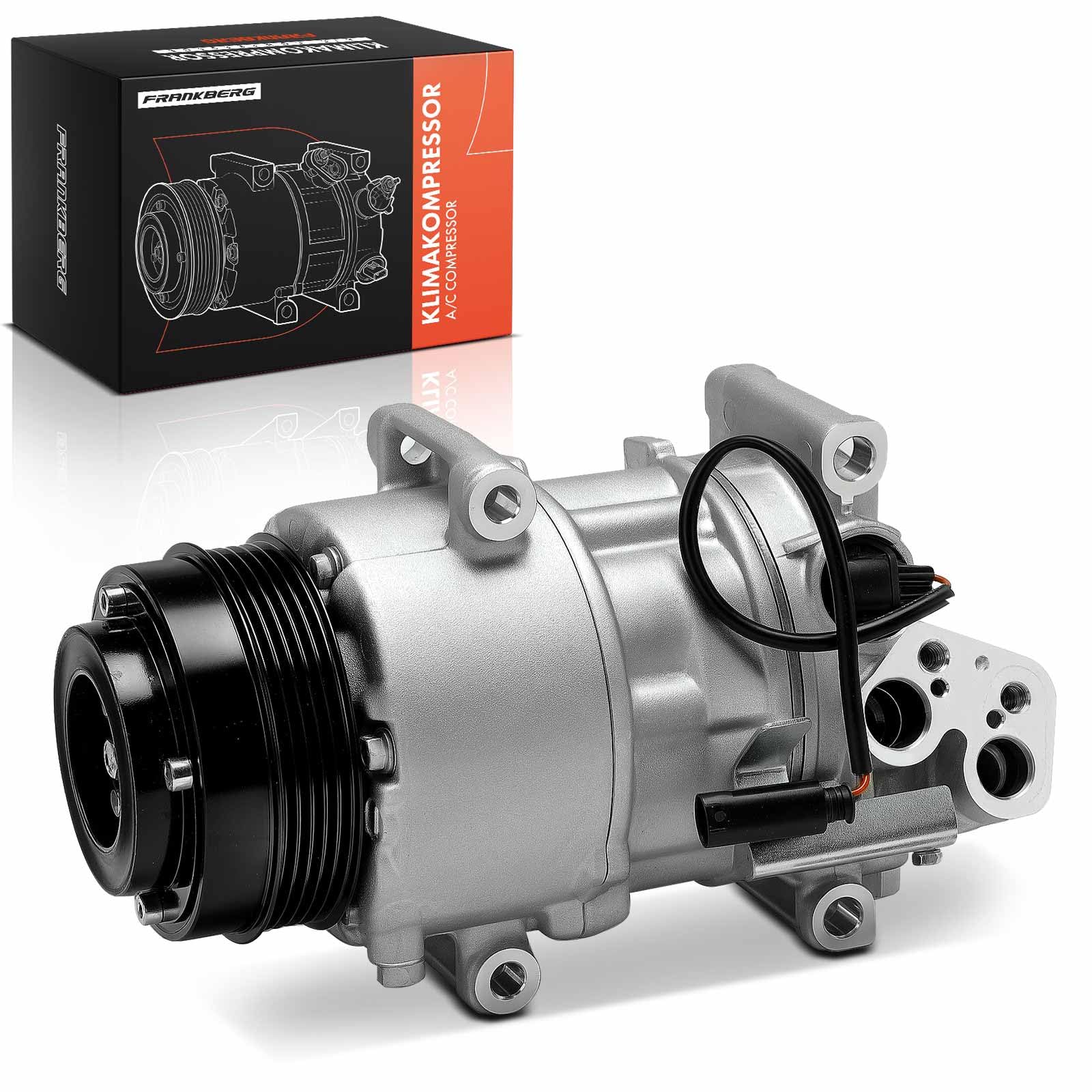 Frankberg Compressore aria condizionata frizione Diesel Compatibile Classe A W169 A160CDI A180CDI A200CDI B-Class W245 B180CDI B200CDI