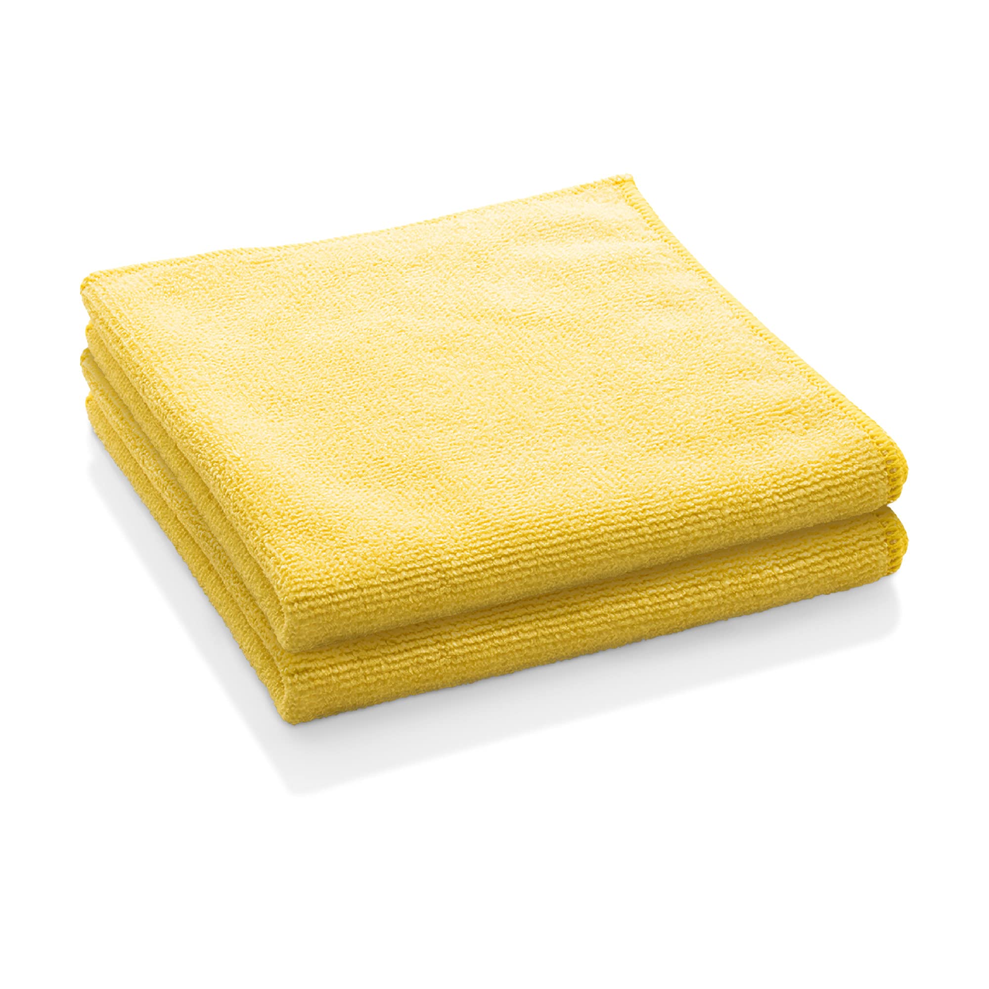 E-Cloth Yellow - 2 Pack Bathroom Microfibre Cleaning Cloth, Absorbent Bathroom Cleaner For A Spotless Shine Bathroom Counters And Bath Tubs, Washable And Reusable, 100 Wash Promise, Yellow, 2 Pack
