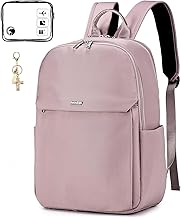 SPAHER Travel Backpack Hand Luggage 40 x 30 x 15 British Airways Eurowings Wizzair Plane Under Seat Small Laptop Backpack 15.6 Inch Waterproof Backpack Men Women Daypack for Travel Weekender, pink, S
