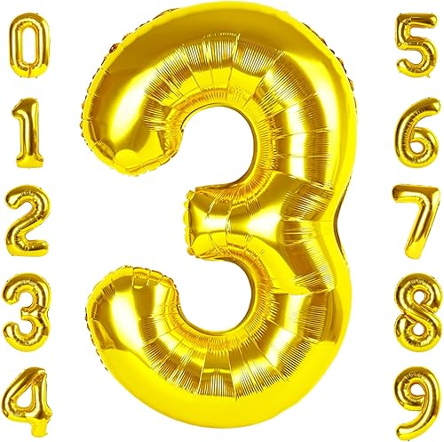 Vista 194 de Globos de números 0 de 40 pulgadas, globos negros de números para números 10, 20, 30, 40, 50, 60, 70, 80, 90, 100, globos de números 10, 20, 30, 40