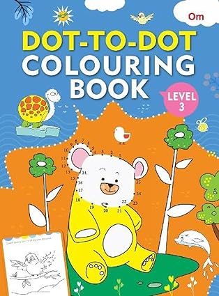 DOT TO DOT COLOURING BOOK LEVEL 3