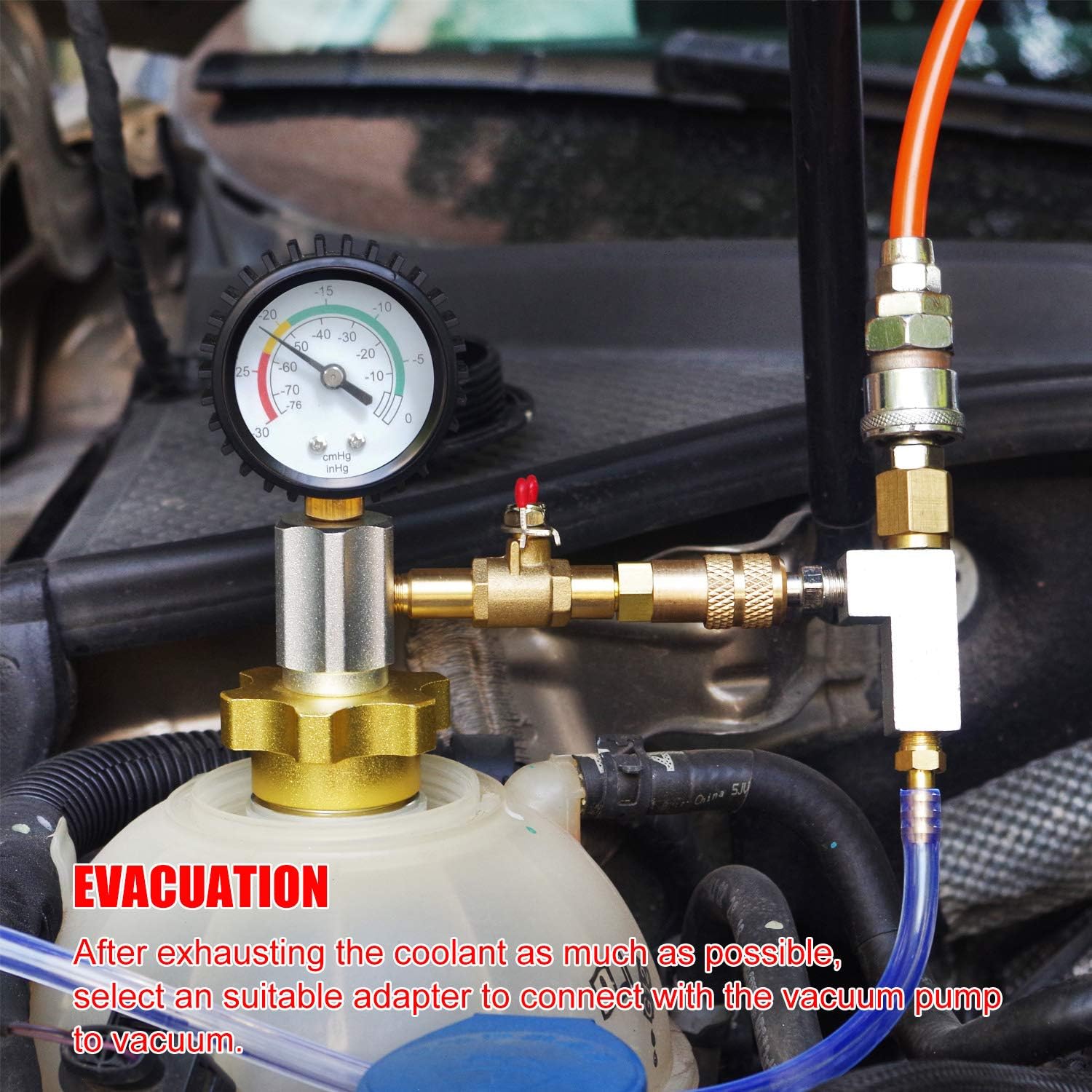 Buy Jifetor Coolant Vacuum Refill Tool Kit Airlift Cooling System Antifreeze Fill Automotive Radiator Pneumatic Filler With 32mm 35mm 40mm 45mm Adapter For Cars Suvs Vans Trucks Online In Turkey B08rmzp69n