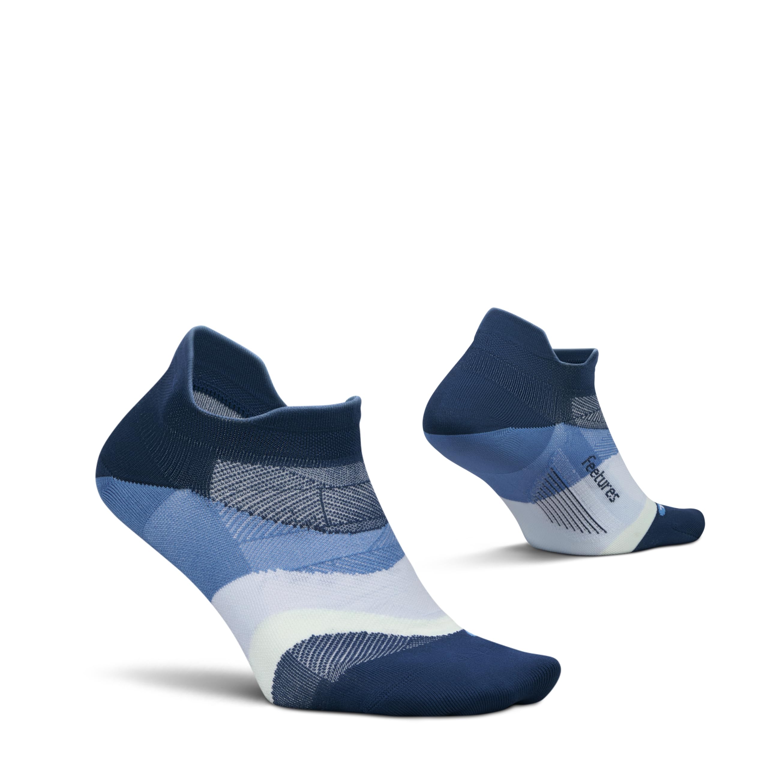 Feetures Elite Ultra Light No Show Tab Ankle Socks - Sport Sock with Targeted Compression