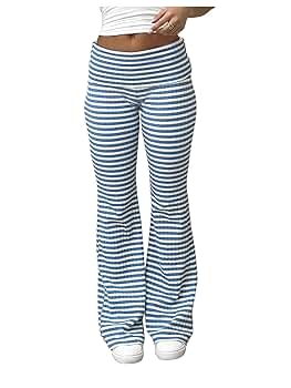パンツ stripe design wool baggy flare slacks wp0971-midnight_navy-swatch_41