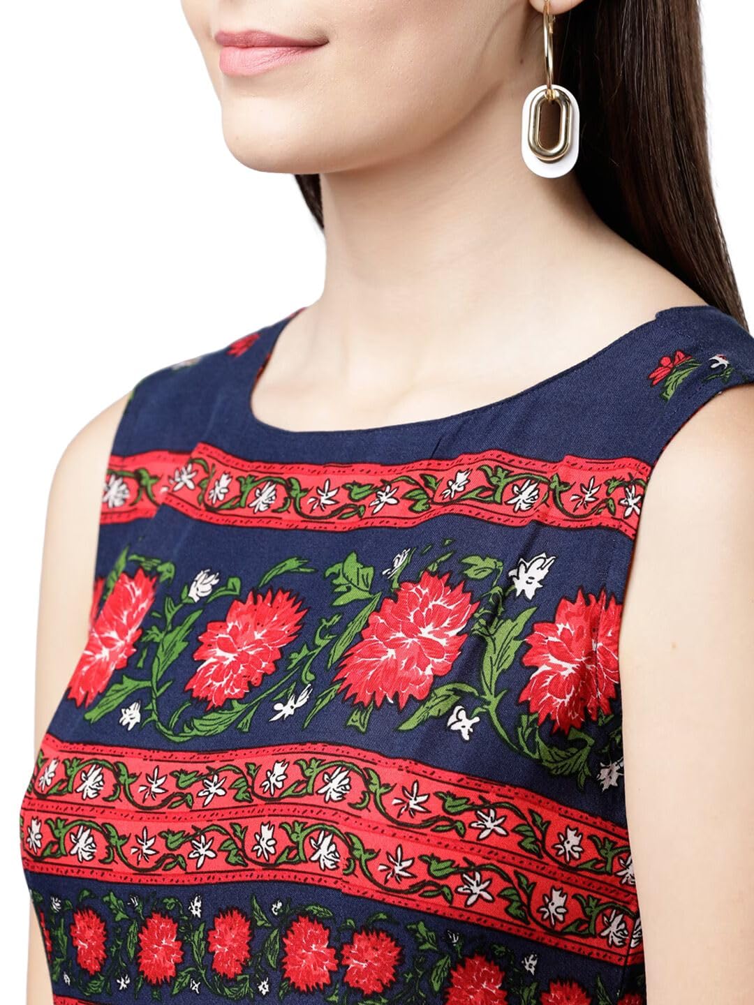 Rytras Dresses For Women | One Piece Dress For Women | Dress For Women | Dresses For Women (Navy Blue,M)