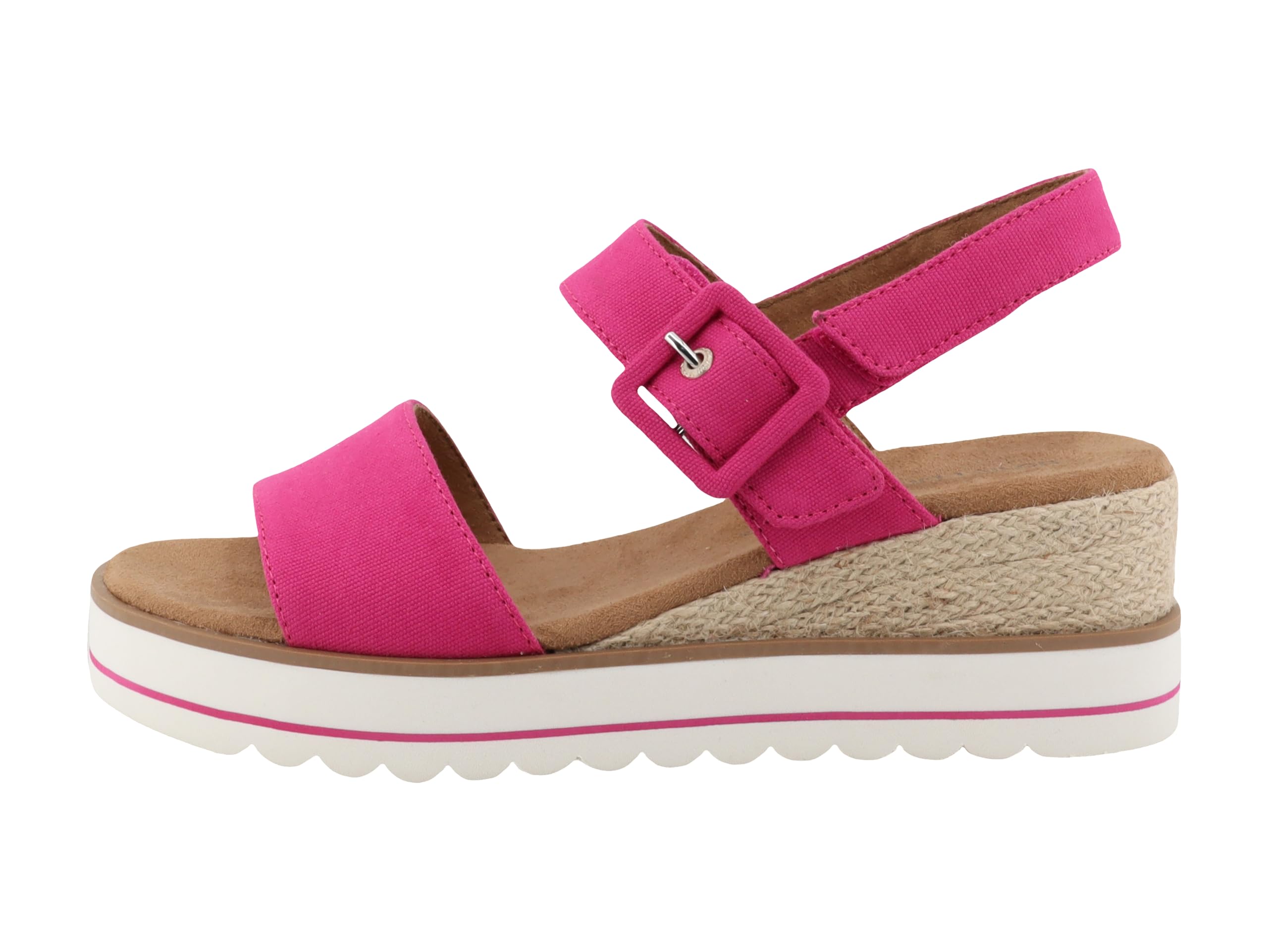 TOM TAILOR Women's 9590210001 Wedge Sandals, Pink, 6 UK