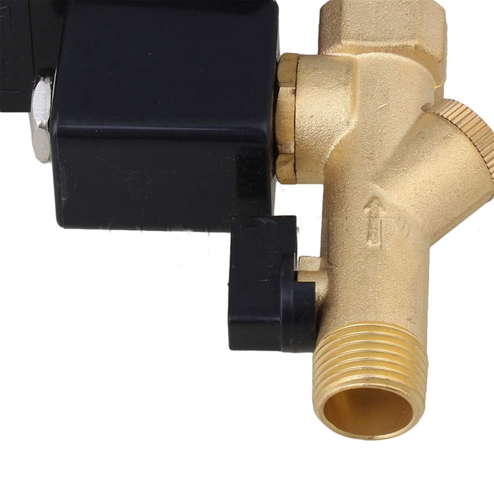 Automatyczny elektroniczny zawór spustowy DN15 1/2", 24 V, 110, 220, 380, elektroniczny zawór spustowy ciśnieniowego zbiornika powietrza (DC 24 V, kontroler)