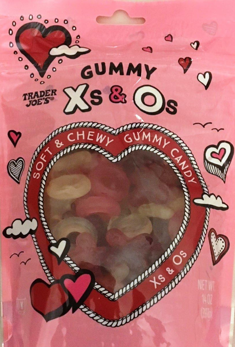 Trader Joe's Soft and Chewy Gummy Candy in X's & O's (Pack