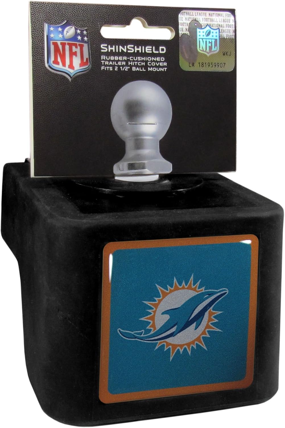 Siskiyou Sports Miami Dolphins Shin Shield Hitch Cover