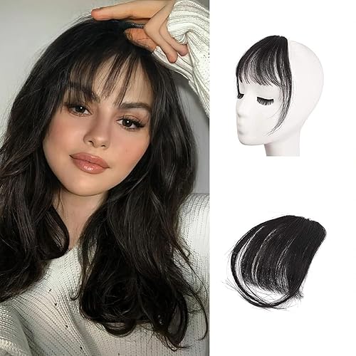 BARSDAR Real Human Hair Clip in Bangs - 100% Human