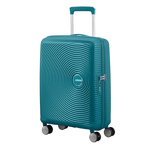 Immagine del prodotto American Tourister Tsa Exp, Spinner Espandibile Bagaglio A Mano Uomo, Verde (Jade Green), S 55 cm - 41 L
