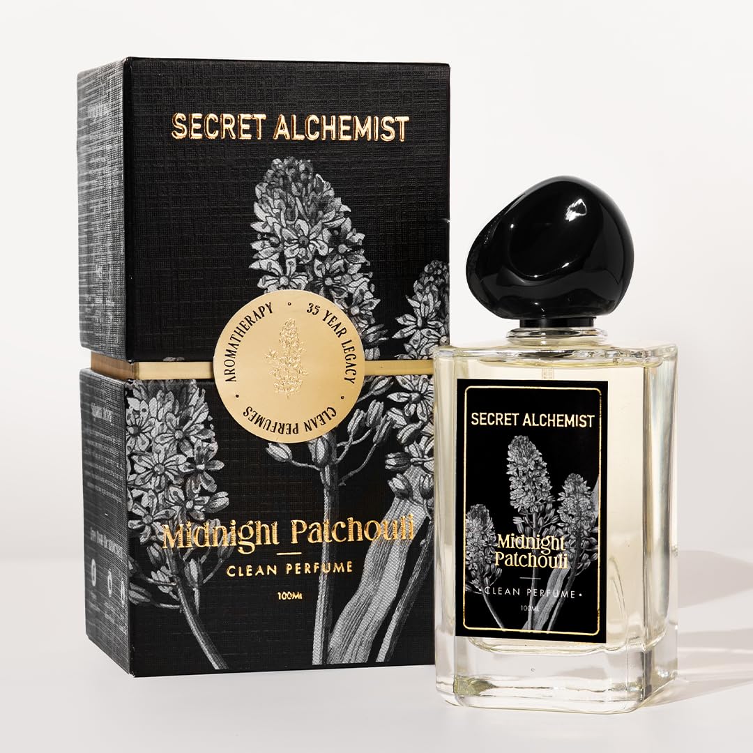 Secret Alchemist Signature Line Midnight Patchouli Perfume for Men | 25% Oil Concentration | Long Lasting Luxury Parfum with Bergamot, Lavender & Patchouli | 100ml-image-46