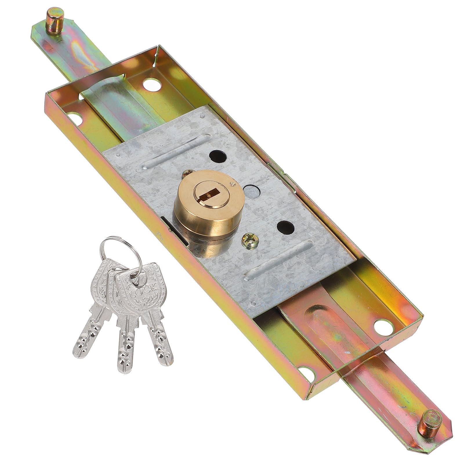 Alipis Verrou de Porte de Garage Design Élégant Fonctionnement Pratique en Acier avec Technologie Antieffraction pour Usage Résidentiel et Entrepôts