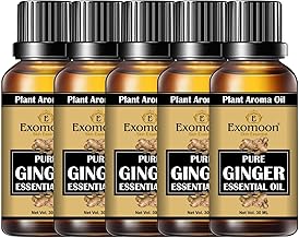 Exomoon Ginger Belly Massage Oil Fat Loss Oil For Women Helps Fat Loss For Women/belly Fat Reduce Oil/weight Loss Massage Oil/fat Burner Oil For Women/slimming Oil/weight Loss Oil,200ml,(Pack Of 5)