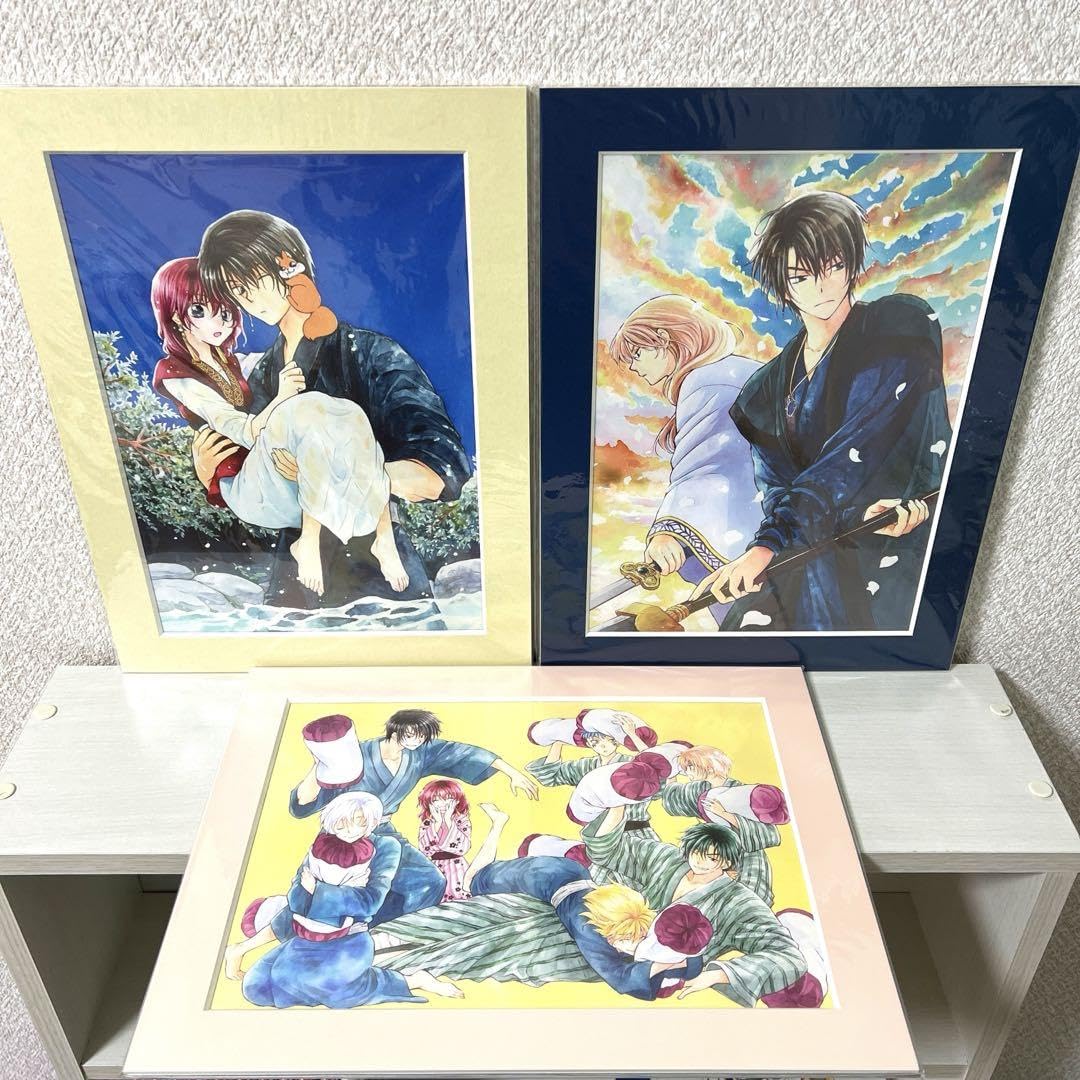 暁のヨナ　複製原画　花とゆめ　100名当選品　　抽選プレゼント　ALL STAR Amazon.co.jp: 暁のヨナ 複製原画3点セット 花とゆめ 抽選 当選