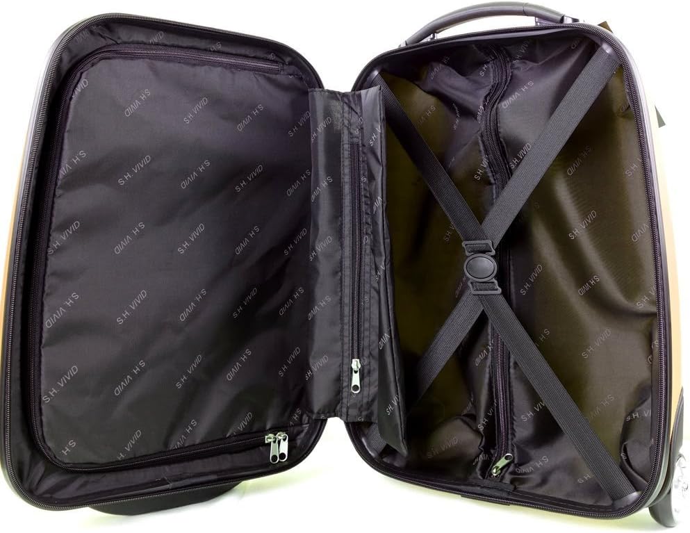 23" medium carry-on Hardside Luggage Electric yellow