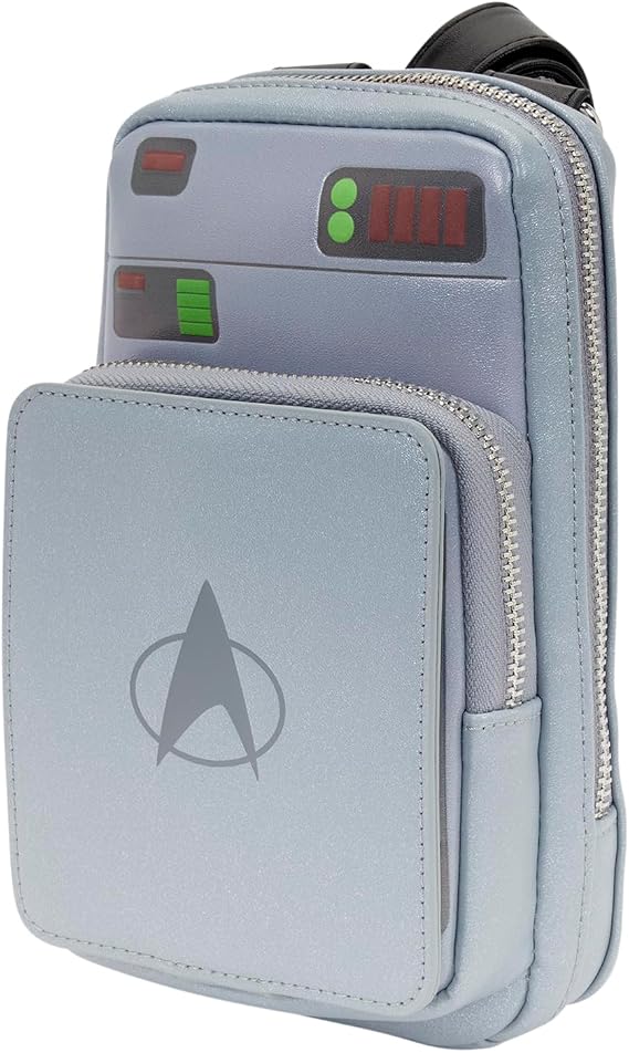 Loungefly Star Trek: Tricorder - Glow in the Dark - Crossbody Bag with Adjustable Strap - Collectible Bags