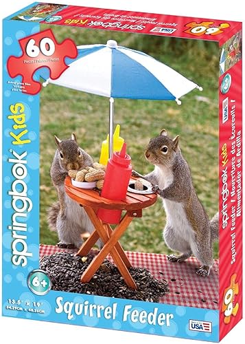 Miniatura 2 de Springbok Rompecabezas de 60 piezas para niños, hora del almuerzo, fabricado en Estados Unidos