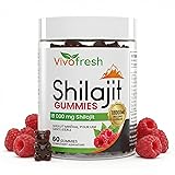Shilajit Pur Himalaya 18000mg | 60 Gummies Haute Dose | Énergie Performance Vigueur | Boost Métabolisme | Format 1 Mois | Complément Alimentaire Naturel