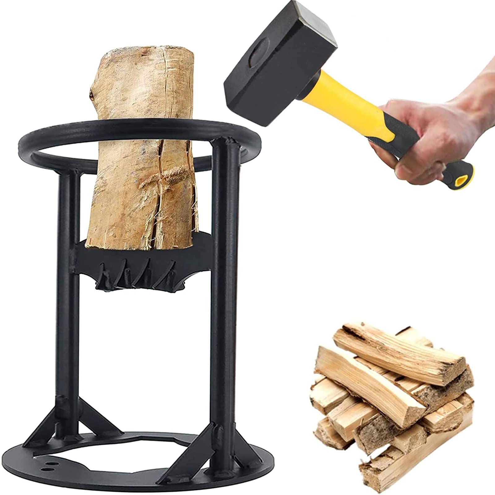 Buy Quick Manual Log Splitter, Firewood Kindling Splitter, Manual